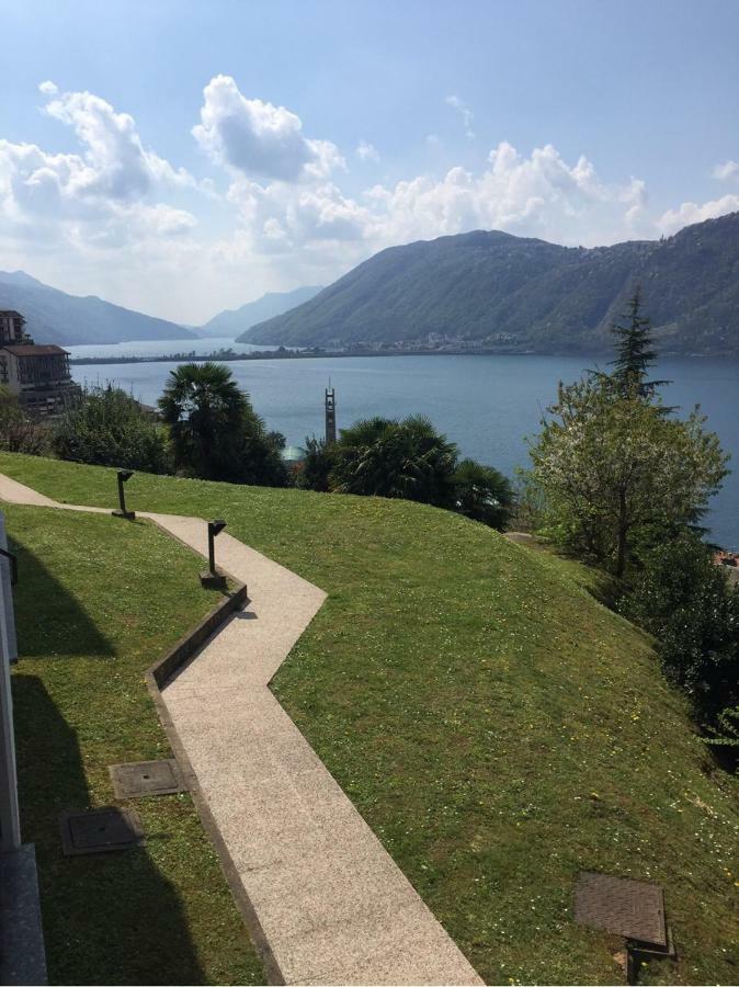 Appartamento Con Bellissima Vista Campione dʼItalia Extérieur photo
